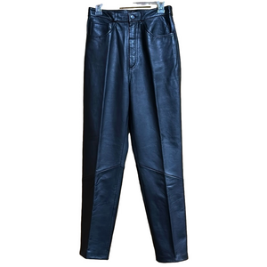 Scully Black Leather Pants Size 10 - EUC